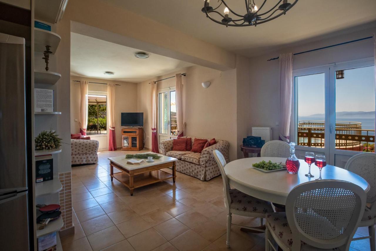 Lourdas Beach View Villa Vlachata Dış mekan fotoğraf