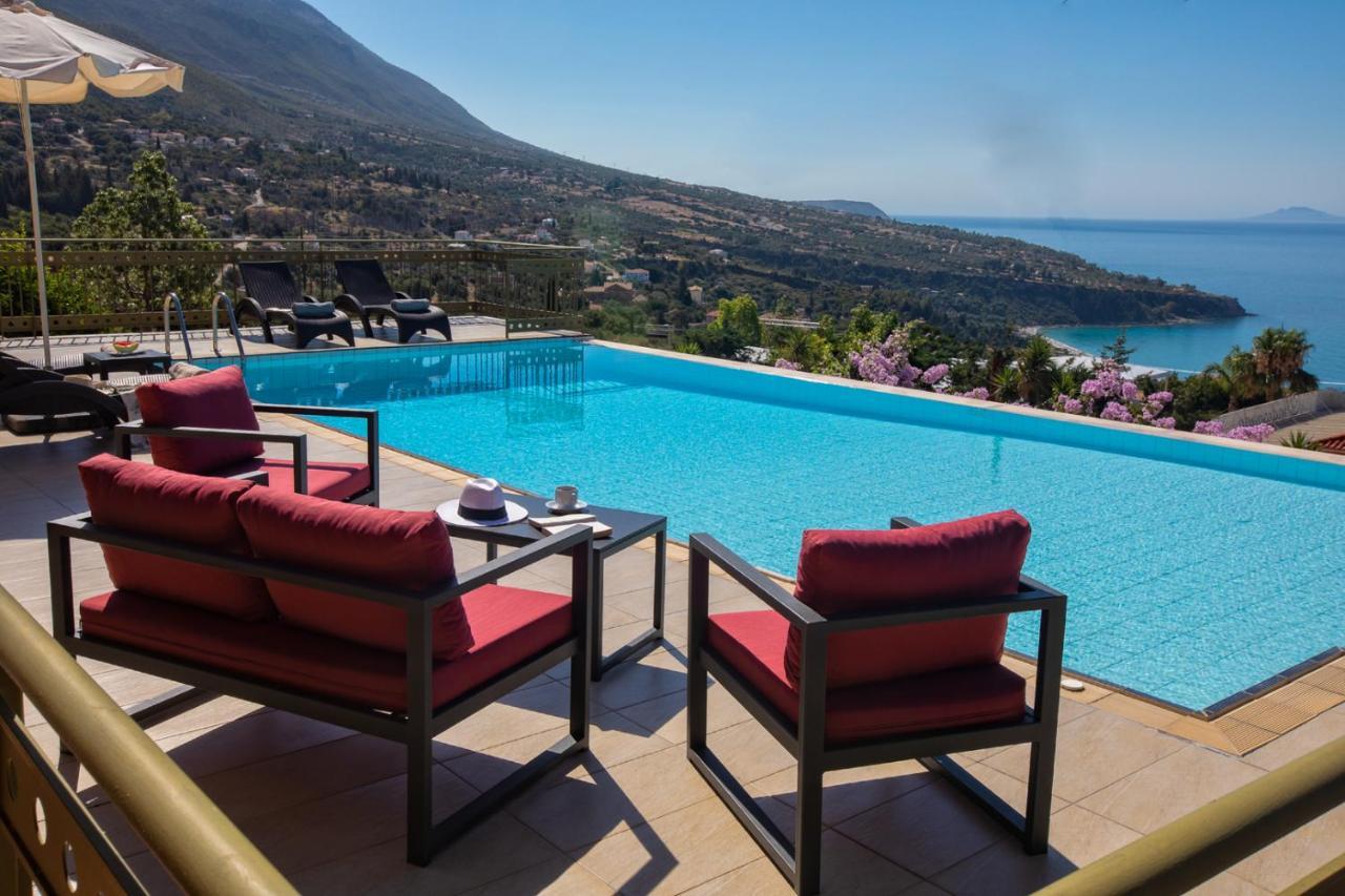 Lourdas Beach View Villa Vlachata Dış mekan fotoğraf