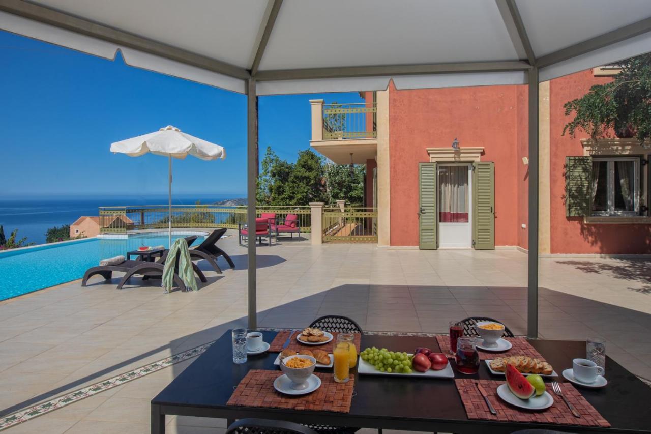 Lourdas Beach View Villa Vlachata Dış mekan fotoğraf