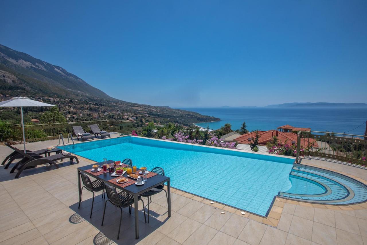 Lourdas Beach View Villa Vlachata Dış mekan fotoğraf
