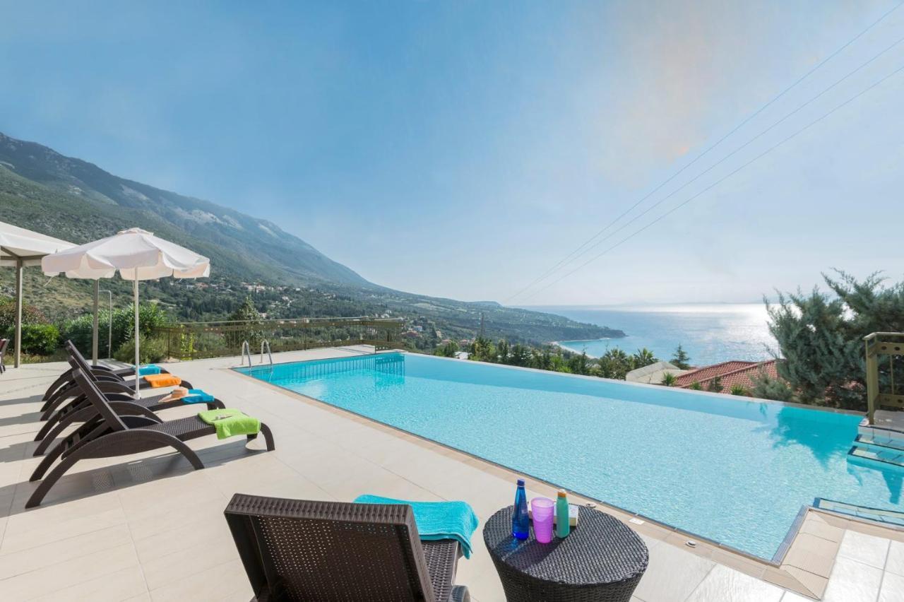 Lourdas Beach View Villa Vlachata Dış mekan fotoğraf
