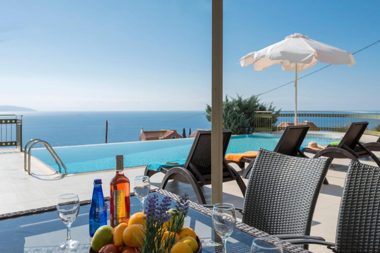 Lourdas Beach View Villa Vlachata Dış mekan fotoğraf
